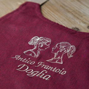 Grembiule da cucina con logo ricamato